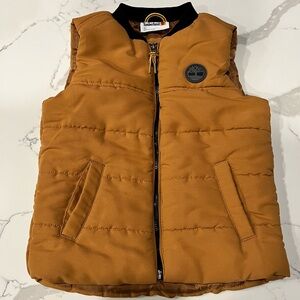 Timberland Wheat Puffer Vest Kids Size 3T